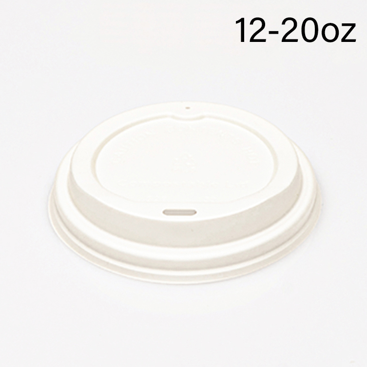 Dangtelis baltas  PLA HX 12-20oz, 1000vnt/dėž